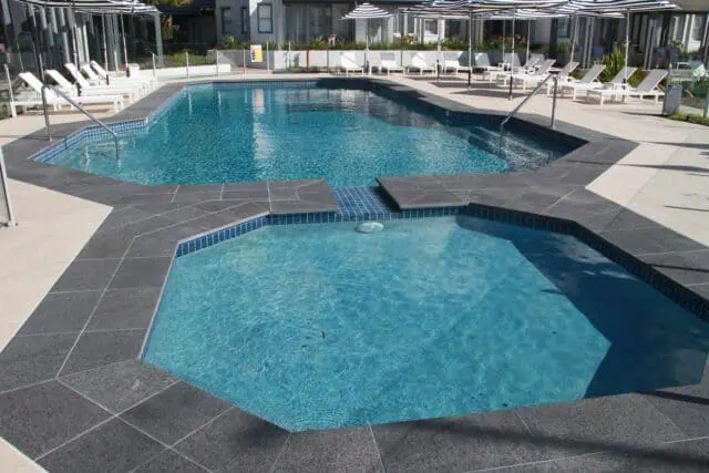 Photo of swimming pool. Pool built by Bel-Air Hunter Pools