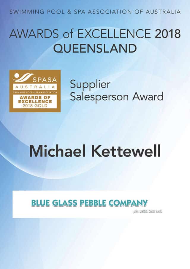 2018 SPASA Queensland - Supplier Salesperson (Gold)