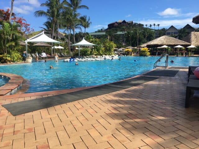 Photo of swimming pool. Outrigger Fiji Beach Resort