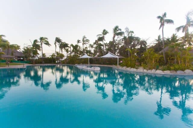 Photo of swimming pool. Outrigger Fiji Beach Resort